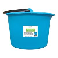 Simple Spaces 8011 Mop Bucket, 11 qt Capacity, Oblong, Recycle Polypropylene Bucket/Pail, Aqua 