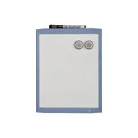 Quartet MHOW8511 Dry Erase Board, 8-1/2 in W, 11 in H, White Board, Plastic Frame, Pack of 6 