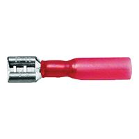 Calterm 65741 Connector, 22 to 18 AWG Wire, Copper Contact, Red 