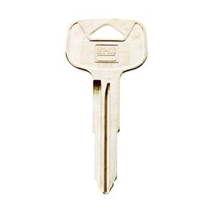 Hy-Ko 11010TR53 Automotive Key Blank, Brass, Nickel, For: Toyota Vehicle Locks, Pack of 10