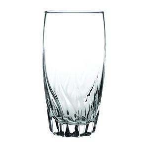 Anchor Hocking 84603L13 Central Park Tumbler, 17 oz Capacity, Glass, Clear, Dishwasher Safe: Yes, Pack of 4