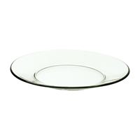 Oneida 842F Luncheon Plate, Glass, Clear, For: Dishwasher, Pack of 12 