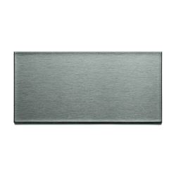 Aspect A5250 Wall Tile, 6 in L, 3 in W, 1/8 in Thick, Metal, Brushed Stainless Steel, Pack of 5 