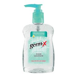 Germ-X 30694 Hand Sanitizer Clear, Floral, Clear, 8 oz Bottle, Pack of 12 