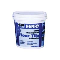 Henry 430 ClearPro 12097 Floor Adhesive, Clear, 1 qt Pail 