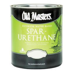 Old Masters 74401 Spar Urethane Paint, Gloss, Liquid, Clear, 1 gal, Can, Pack of 2 