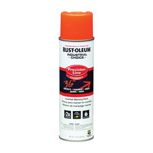 Rust-Oleum 201516 Inverted Marking Spray Paint, Gloss, APWA Orange, 17 oz, Can