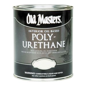 Old Masters 49404 Polyurethane, Gloss, Liquid, Clear, 1 qt, Can