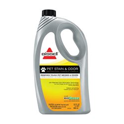 Bissell 72U8 Carpet Cleaner, 32 oz, Bottle, Liquid, Characteristic, Pale Yellow, Pack of 6 