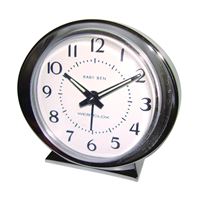 Westclox 11611QA Alarm Clock, Plastic Case, Silver Case 