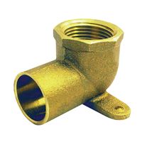 Elkhart Products 10156858 Pipe Elbow, 3/4 in, Compression x Female, 90 deg Angle, Brass 