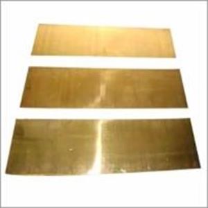 K & S 253 Decorative Metal Sheet, 20 ga Thick Material, 4 in W, 10 in L, Brass, Pack of 3