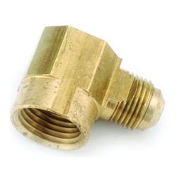 Anderson Metals 754050-1012 Tube Elbow, 5/8 x 3/4 in, 90 deg Angle, Brass, 650 psi Pressure, Pack of 5 
