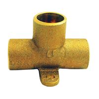 Elkhart Products 10156950 Pipe Tee, 1/2 in, Sweat, Copper 