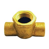 Elkhart Products 10156960 Pipe Tee, 1/2 in, Sweat x Sweat x Female, Copper 