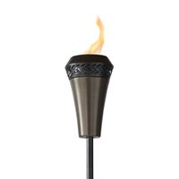 Tiki 1111033 Flame Torch, 66 in H, Metal, Pack of 8 