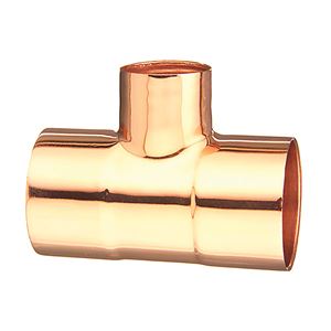 Elkhart Products 111R Series 32916 Reducing Pipe Tee, 1-1/2 x 1-1/2 x 1 in, Sweat, Copper