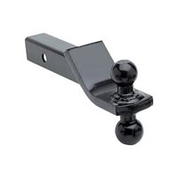 Reese Towpower 21511 Ball Mount Bar, 1-7/8 in Dia Hitch Ball, Steel, Powder-Coated 