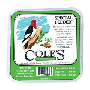 Cole's Special Feeder SFSU Suet Cake, 11 oz, Pack of 12