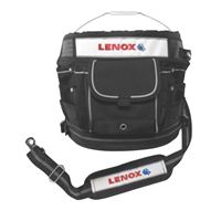 Lenox 1787473 Bucket Tool Organizer, 34-Compartment, Canvas, Black 