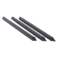 Acorn International NSR3436 Nail Stake, 3/4 in Dia, 36 in L, Round Point, Steel, Pack of 10 