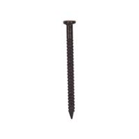 ProSource NTP-074-PS Panel Nail, 16D, 1 in L, Steel, Painted, Flat Head, Ring Shank, Black, 171 lb, Pack of 5 