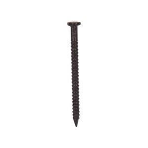 ProSource NTP-074-PS Panel Nail, 16D, 1 in L, Steel, Painted, Flat Head, Ring Shank, Black, 171 lb, Pack of 5