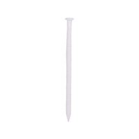 ProSource NTP-082-PS Panel Nail, 15D, 1-5/8 in L, Steel, Painted, Flat Head, Ring Shank, White, 171 lb, Pack of 5 