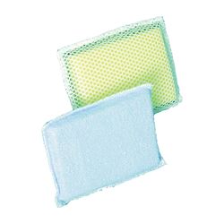 Birdwell 353-24 Scouring Sponge, 6-1/4 in L, 4 in W, 3/4 in Thick, Terry Cloth 
