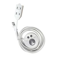 PowerZone Extension Cord, 16 AWG Cable, 1-15P Polarized Plug, 1-15R Polarized Receptacle, 9 ft L, 13 A 