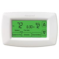 Honeywell RTH7600D1030/E1 Programmable Thermostat, Backlit Touch Screen Display, White 