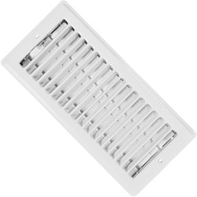 Imperial RG0128 Ceiling Register, 4-1/4 in L, 11-1/4 in W, Steel, White