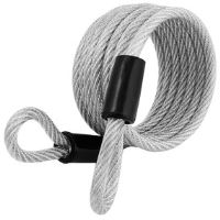Master Lock 65D Looped End Cable, Steel Shackle 