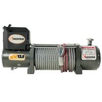 Keeper KW13122 Winch, Electric, 12 VDC, 13,500 lb 