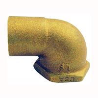 Elkhart Products 10156794 Pipe Elbow, 3/4 in, Compression x Female, 90 deg Angle, Brass 