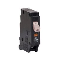 Cutler-Hammer CHF120CS Circuit Breaker with Flag, Mini, Type CHF, 20 A, 1 -Pole, 120/240 V, Common, Fixed Trip 