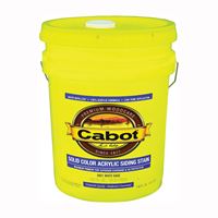 Cabot 800 Series 140.0000801.008 Solid Color Siding Stain, Natural Flat, Liquid, 5 gal, Can 