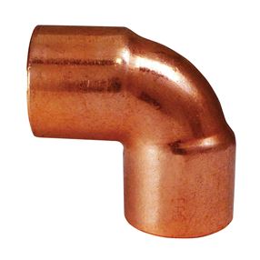 Elkhart Products 31262 Pipe Elbow, 1/4 in, Sweat, 90 deg Angle, Copper