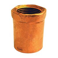 Elkhart Products 103R Series 30156 Reducing Pipe Adapter, 3/4 x 1/2 in, Sweat x FNPT, Copper 