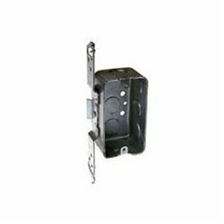 Raco HB-1-50-FB Handy Box, 1-Gang, 8-Knockout, 1/2 in Knockout, Steel, Gray, Galvanized, TS Bracket 