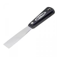 Hyde 02000 Putty Knife, 1-1/4 in W Blade, HCS Blade, Nylon Handle 