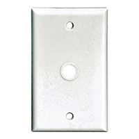 Eaton Wiring Devices 2128 2128W-BOX Wallplate, 4-1/2 in L, 2-3/4 in W, 1 -Gang, Thermoset, White, High-Gloss, Pack of 25 