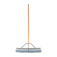 Birdwell 5025-4 Contractor Push Broom, 3 in L Trim, Polypropylene/Polystyrene Bristle, Hardwood Handle 