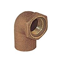 Elkhart Products 10156816 Pipe Elbow, 1/2 in, Sweat x FIP, 90 deg Angle, Copper 