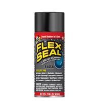 Flex Seal FSBLKMINI Rubberized Spray Coating, Black, 2 oz, Can 