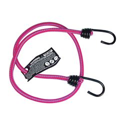 Keeper 06037 Bungee Cord, 36 in L, Rubber, Hook End, Pack of 10 