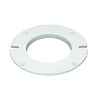 Oatey 43519 Closet Flange Spacer, PVC, White, For: Closet Flange, 1/4 in 
