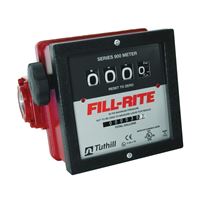 Fill-Rite 901C/901 Flow Meter, 1 in Connection, NPT, 6 to 40 gpm, 50 psi Pressure, 4-Digit Display 