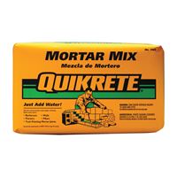 Quikrete 110210 Mortar Mix, Gray, Powder, 10 lb Bag, Pack of 6 