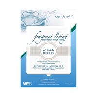 WEB Fragrant Living WSDR-GR HVAC Air Freshener, Gentle Rain, Pack of 12 